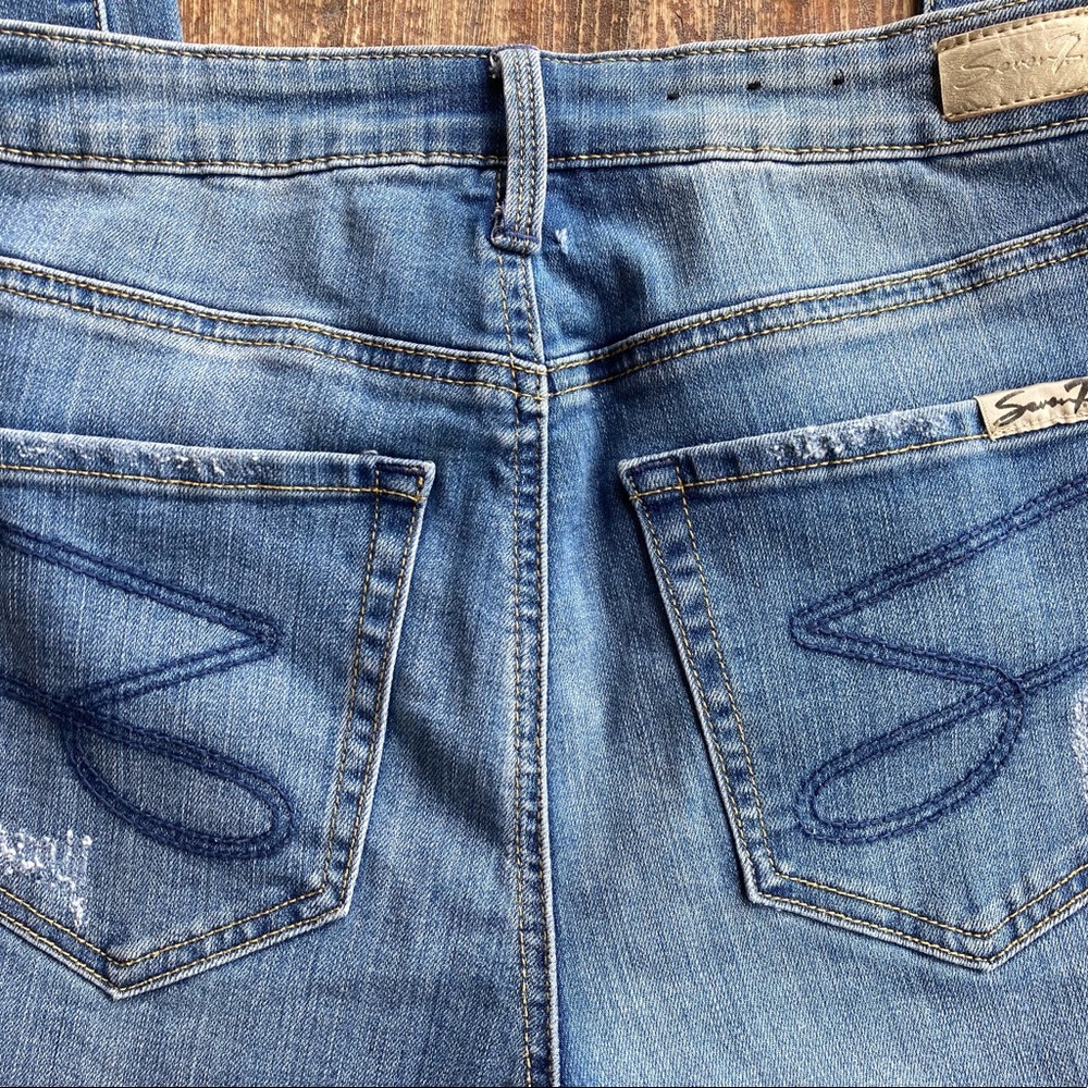 Seven7 Mid Rise Skinny Jeans - Picture 6 of 6